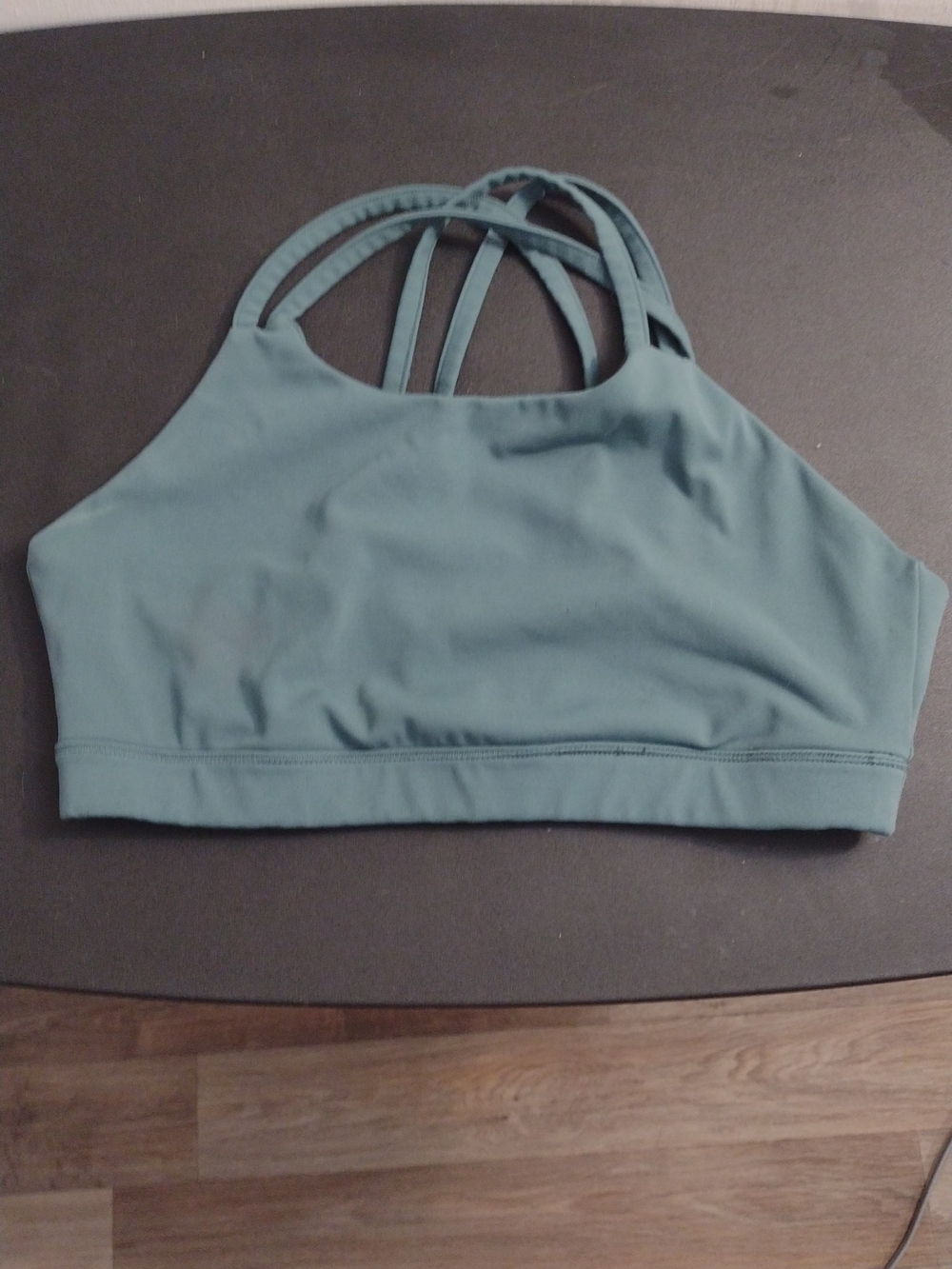 Gottex Teal Green Strappy High-Neck Sports Bra